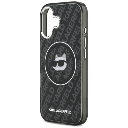 MagSafe-deksel for Apple iPhone 17, Karl Lagerfeld, IML Choupette`s Head, Svart