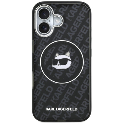 MagSafe-deksel for Apple iPhone 17, Karl Lagerfeld, IML Choupette`s Head, Svart