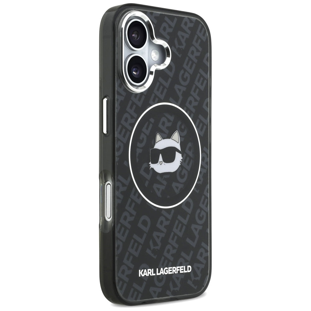 MagSafe-deksel for Apple iPhone 17, Karl Lagerfeld, IML Choupette`s Head, Svart