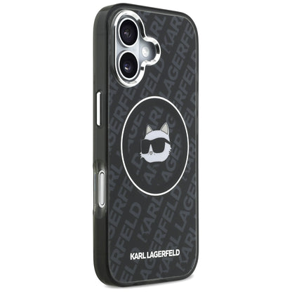 MagSafe-deksel for Apple iPhone 17, Karl Lagerfeld, IML Choupette`s Head, Svart