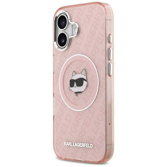 MagSafe-deksel for Apple iPhone 17, Karl Lagerfeld, IML Choupette`s Head, Rosa