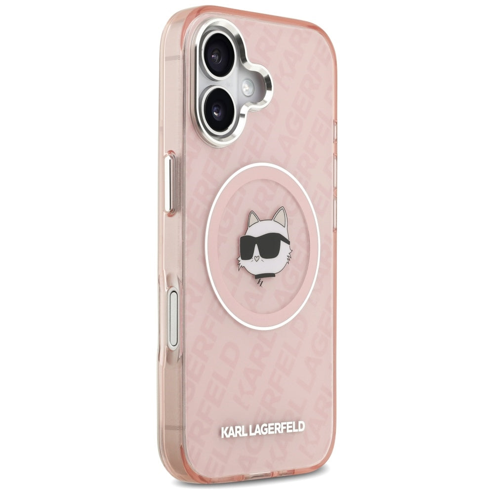 MagSafe-deksel for Apple iPhone 17, Karl Lagerfeld, IML Choupette`s Head, Rosa