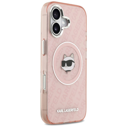 MagSafe-deksel for Apple iPhone 17, Karl Lagerfeld, IML Choupette`s Head, Rosa