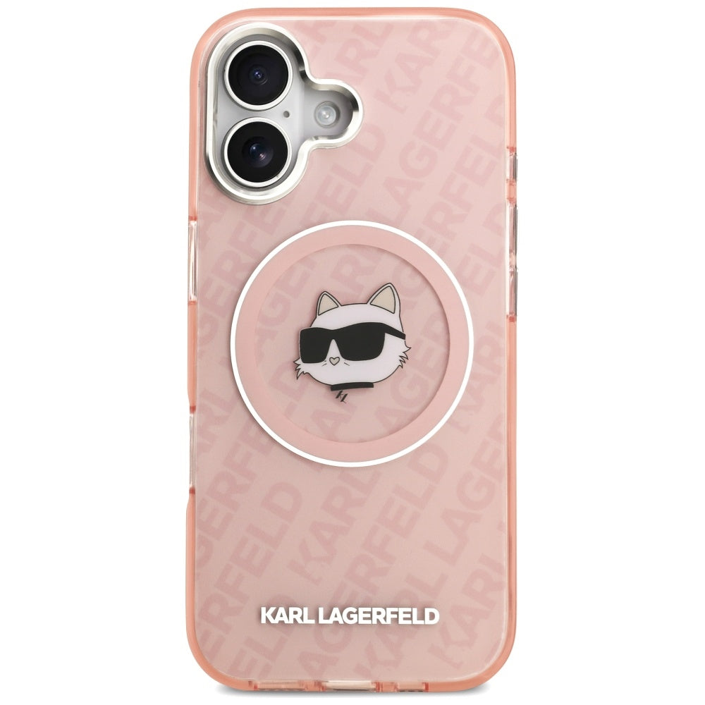 MagSafe-deksel for Apple iPhone 17, Karl Lagerfeld, IML Choupette`s Head, Rosa