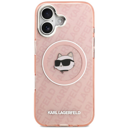 MagSafe-deksel for Apple iPhone 17, Karl Lagerfeld, IML Choupette`s Head, Rosa