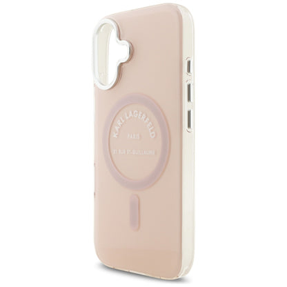 MagSafe-deksel for Apple iPhone 17, Karl Lagerfeld, IML Logo RSG, Rosa