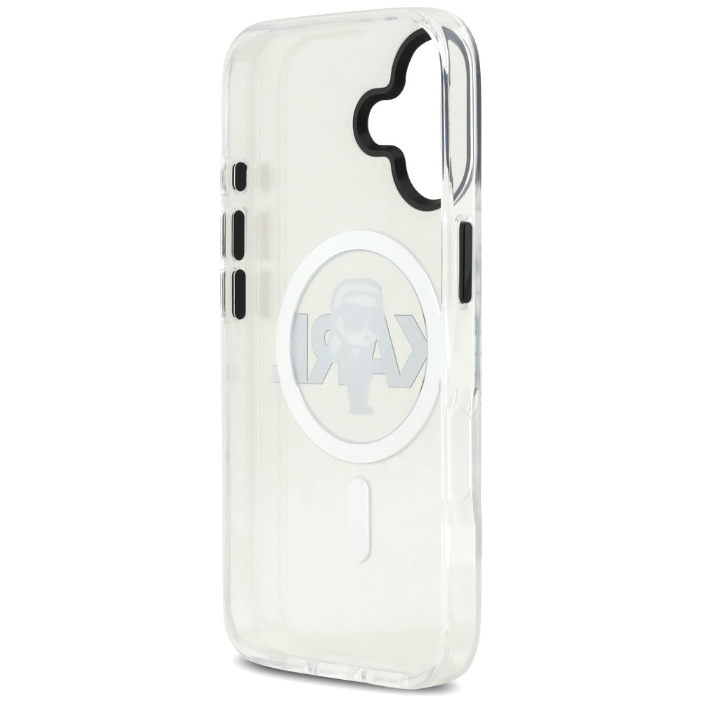 MagSafe-deksel for Apple iPhone 17, Karl Lagerfeld, IML Sketch Logo Karl, Gjennomsiktig