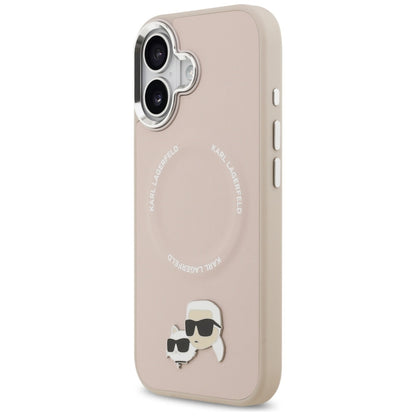 MagSafe deksel for Apple iPhone 17, Karl Lagerfeld, Karl & Choupette Pins, Rosa