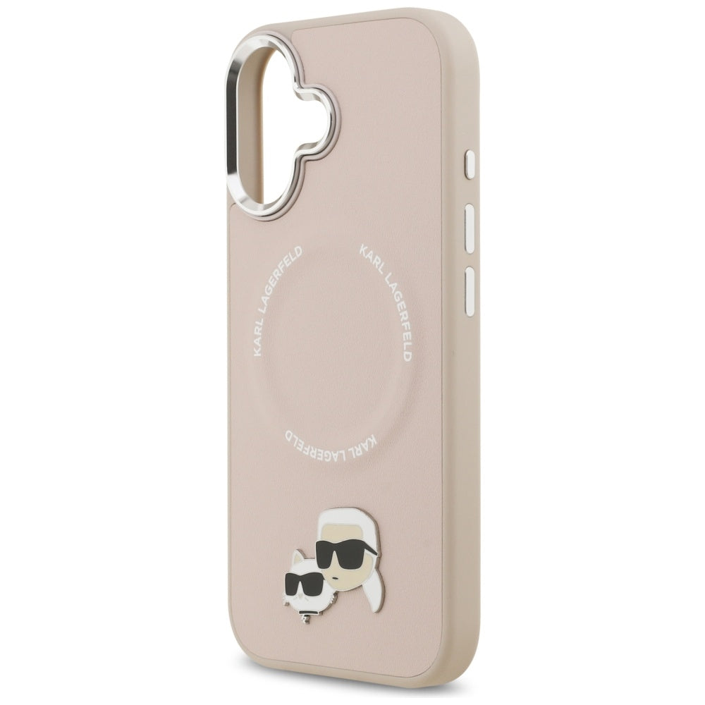 MagSafe deksel for Apple iPhone 17, Karl Lagerfeld, Karl & Choupette Pins, Rosa