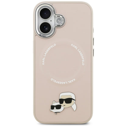 MagSafe deksel for Apple iPhone 17, Karl Lagerfeld, Karl & Choupette Pins, Rosa