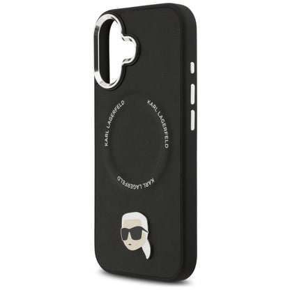 MagSafe-deksel for Apple iPhone 17, Karl Lagerfeld, Karl Pin, Svart