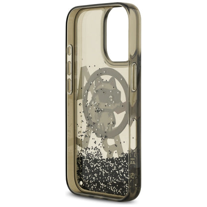 MagSafe-deksel for Apple iPhone 17, Karl Lagerfeld, Liquid Glitter Logo Choupette, Svart