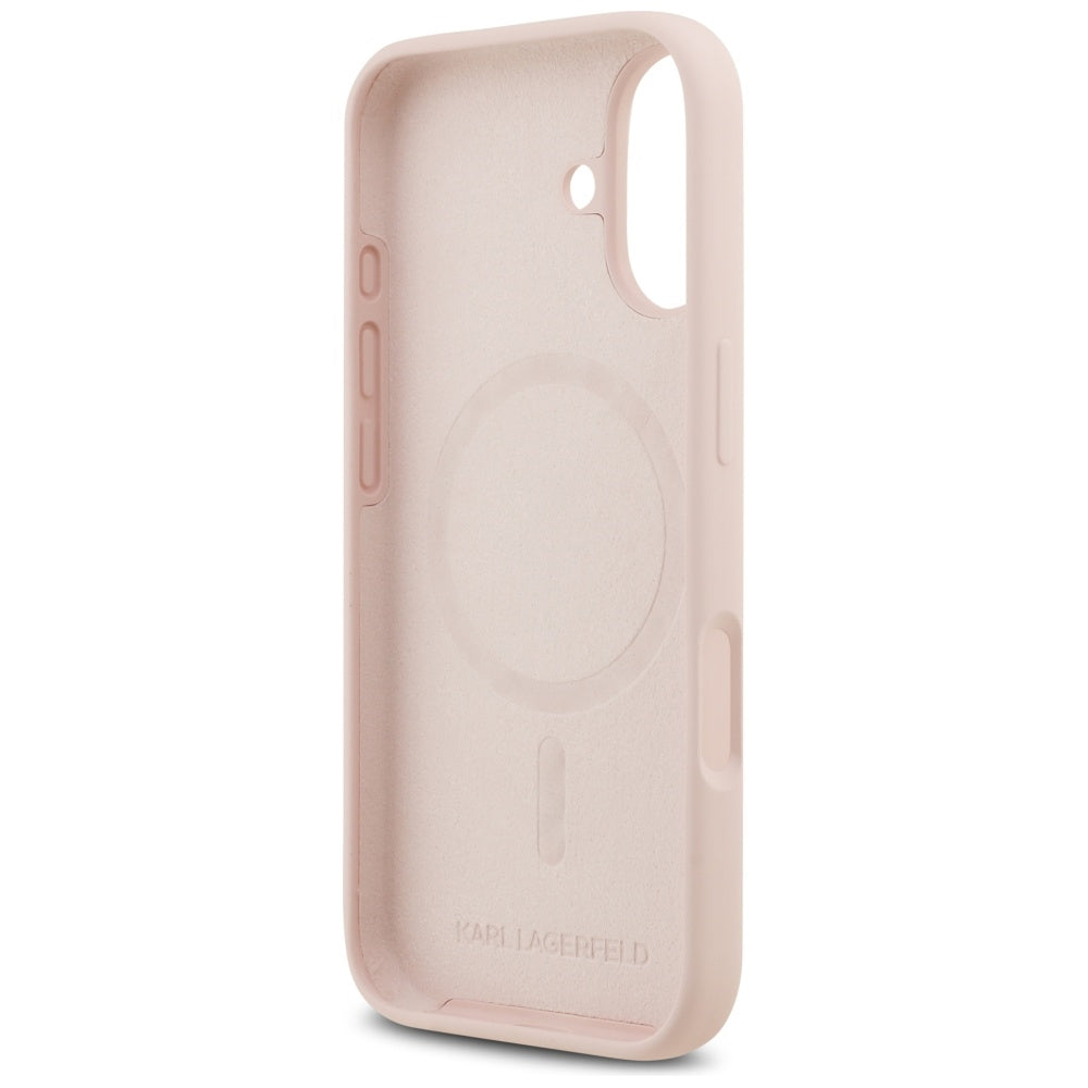 MagSafe deksel for Apple iPhone 17, Karl Lagerfeld, Ring Karl & Choupette, Rosa