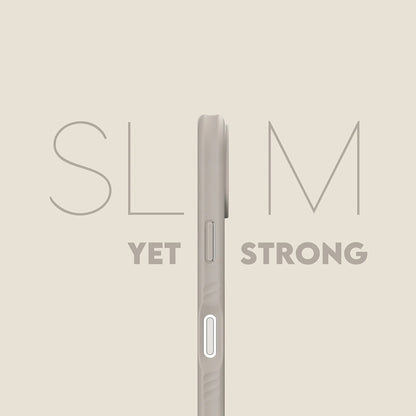 MagSafe-deksel for Apple iPhone 17, PanzerGlass, Fashionable Care, Beige