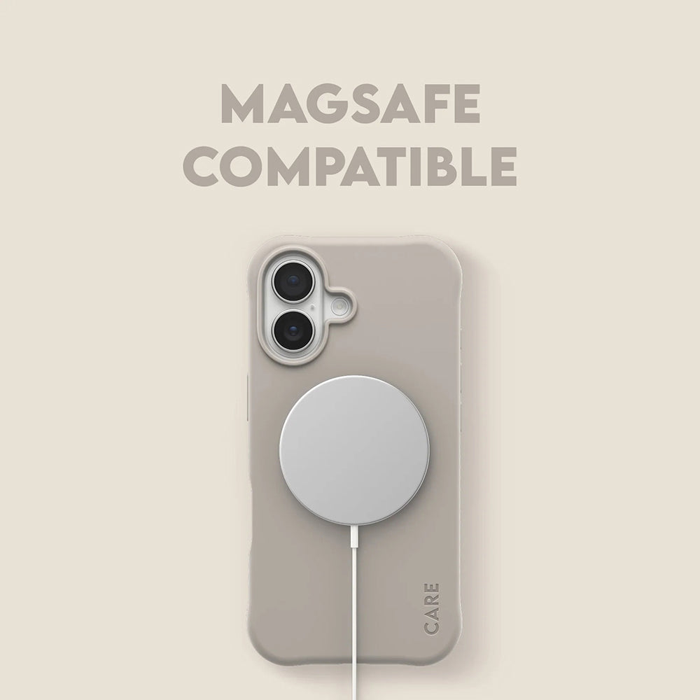 MagSafe-deksel for Apple iPhone 17, PanzerGlass, Fashionable Care, Beige