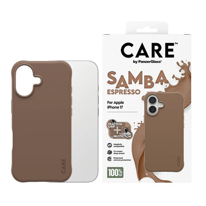 MagSafe-deksel for Apple iPhone 17, PanzerGlass, Fashionable Care, Brun