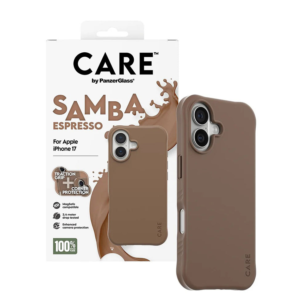MagSafe-deksel for Apple iPhone 17, PanzerGlass, Fashionable Care, Brun