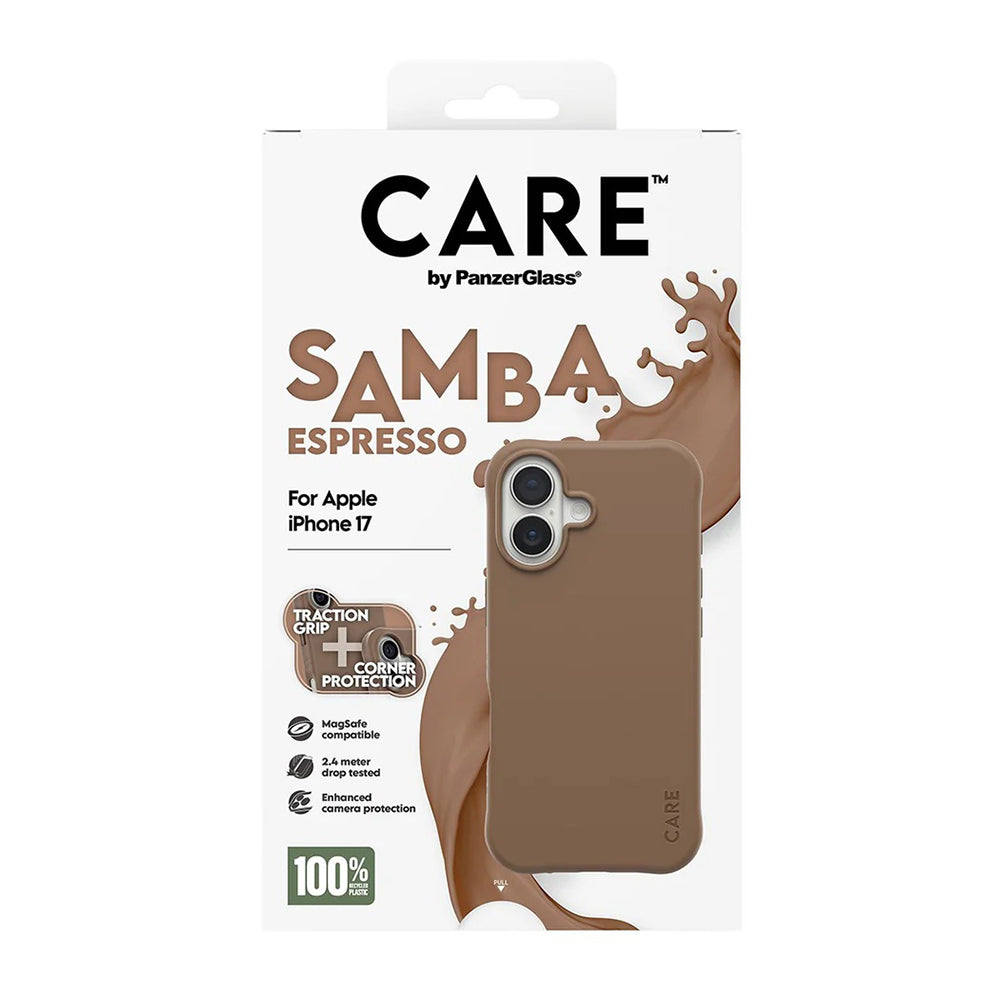 MagSafe-deksel for Apple iPhone 17, PanzerGlass, Fashionable Care, Brun