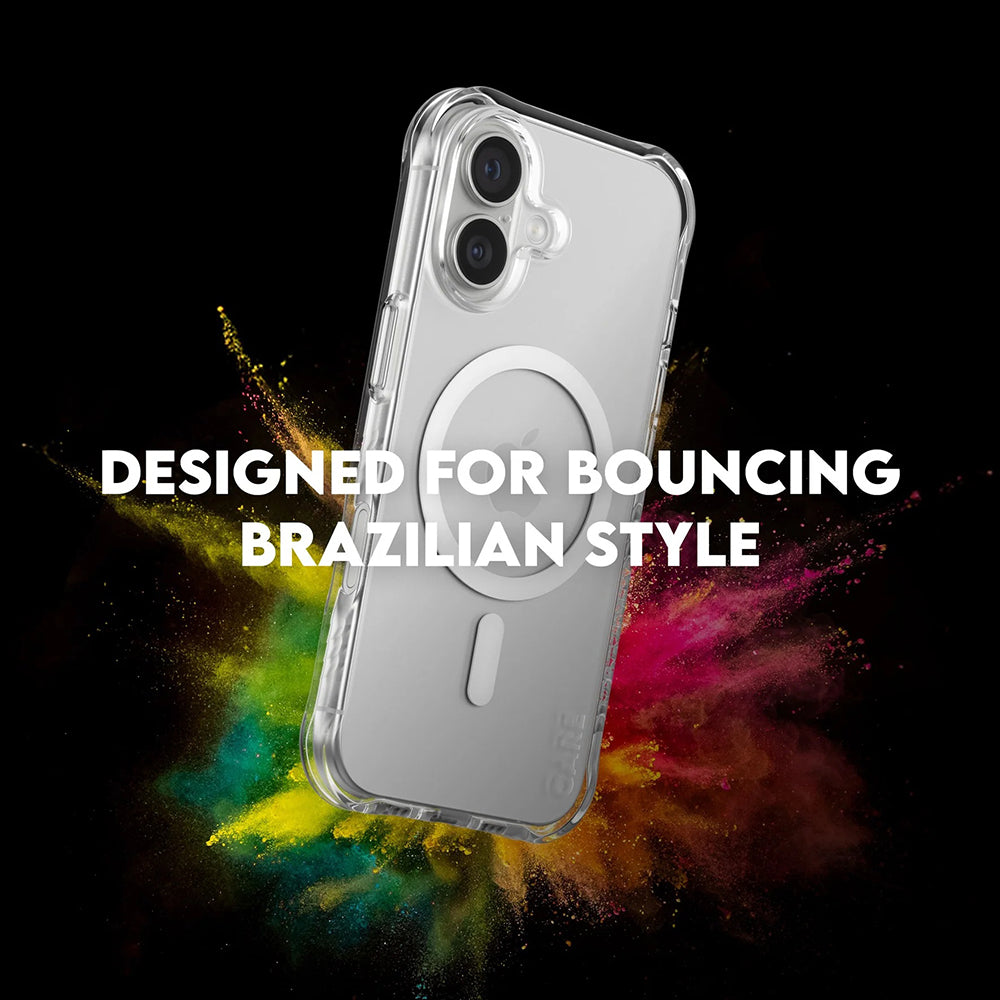 MagSafe-deksel for Apple iPhone 17, PanzerGlass, Motebevisst, Transparent Hvit