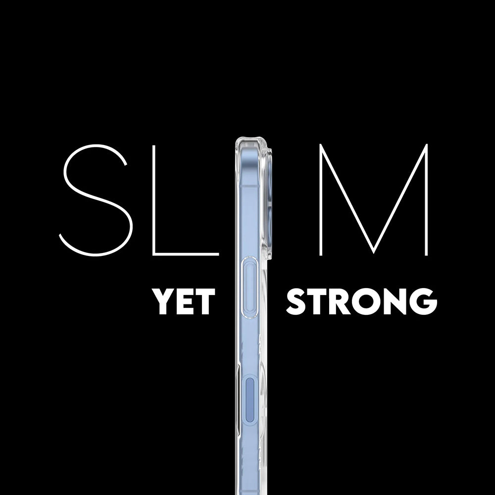 MagSafe-deksel for Apple iPhone 17, PanzerGlass, Motebevisst, Transparent Hvit