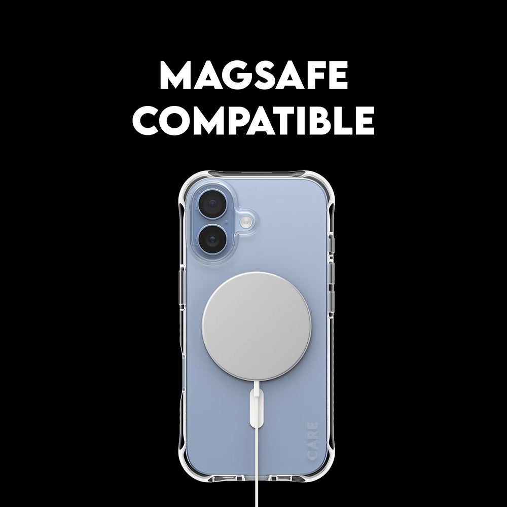 MagSafe-deksel for Apple iPhone 17, PanzerGlass, Motebevisst, Transparent Hvit