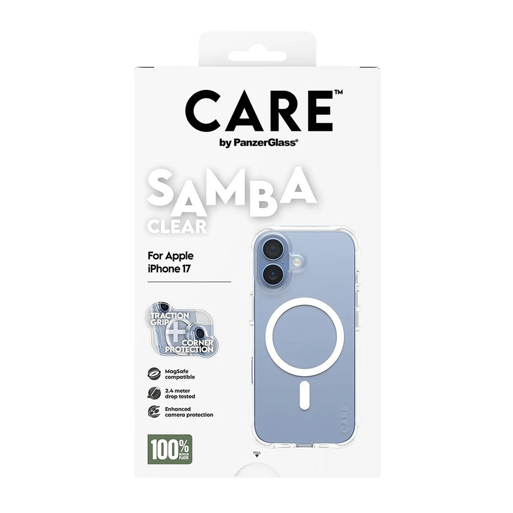 MagSafe-deksel for Apple iPhone 17, PanzerGlass, Motebevisst, Transparent Hvit