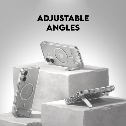 MagSafe-deksel for Apple iPhone 17, PanzerGlass, med Kickstand, Gjennomsiktig