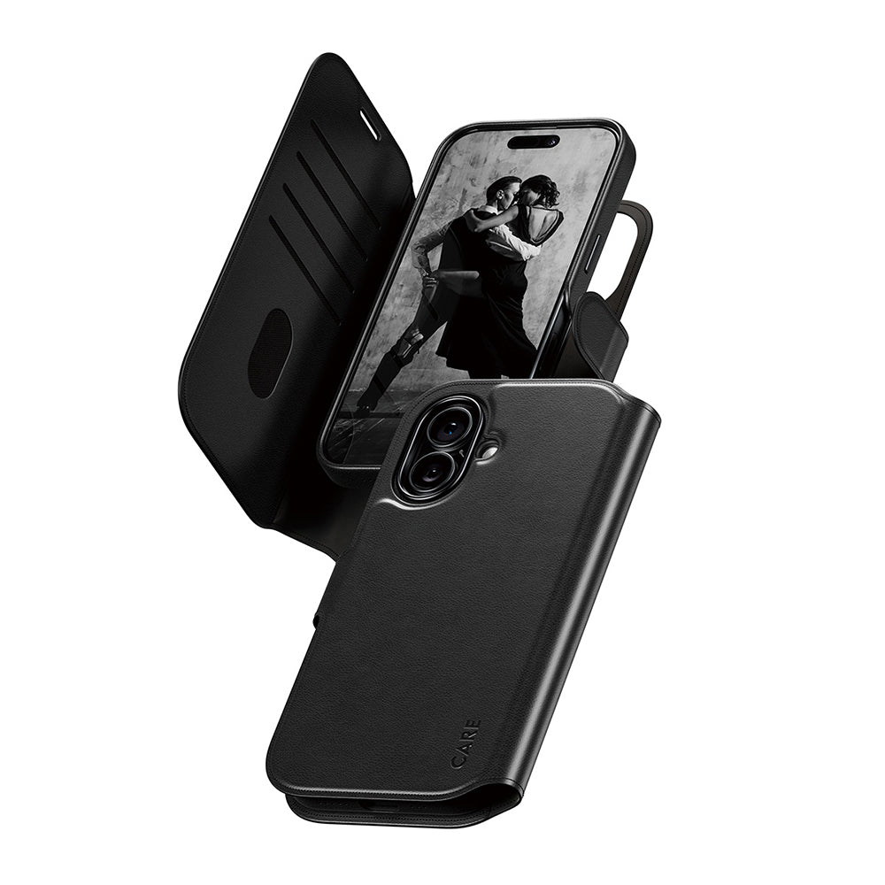 MagSafe-deksel for Apple iPhone 17, PanzerGlass, Care Feature Tango Two-in-One, Svart
