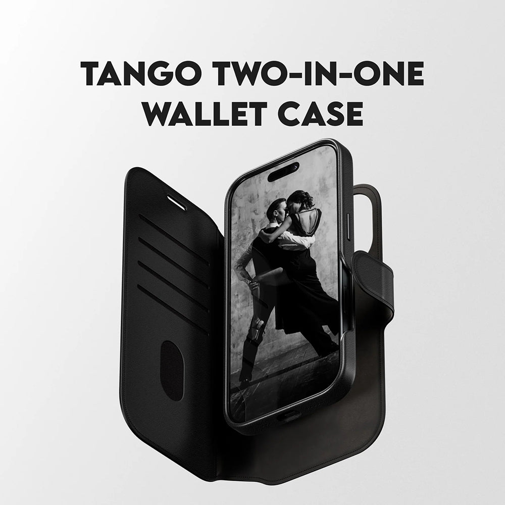 MagSafe-deksel for Apple iPhone 17, PanzerGlass, Care Feature Tango Two-in-One, Svart