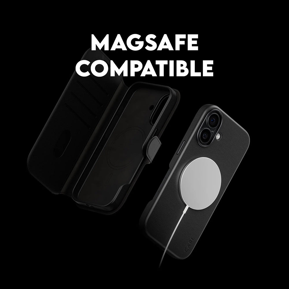 MagSafe-deksel for Apple iPhone 17, PanzerGlass, Care Feature Tango Two-in-One, Svart