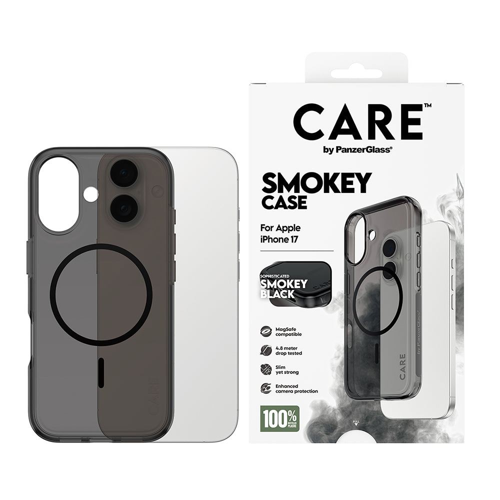 MagSafe-deksel for Apple iPhone 17, PanzerGlass, Urban Explorer Care, Svart
