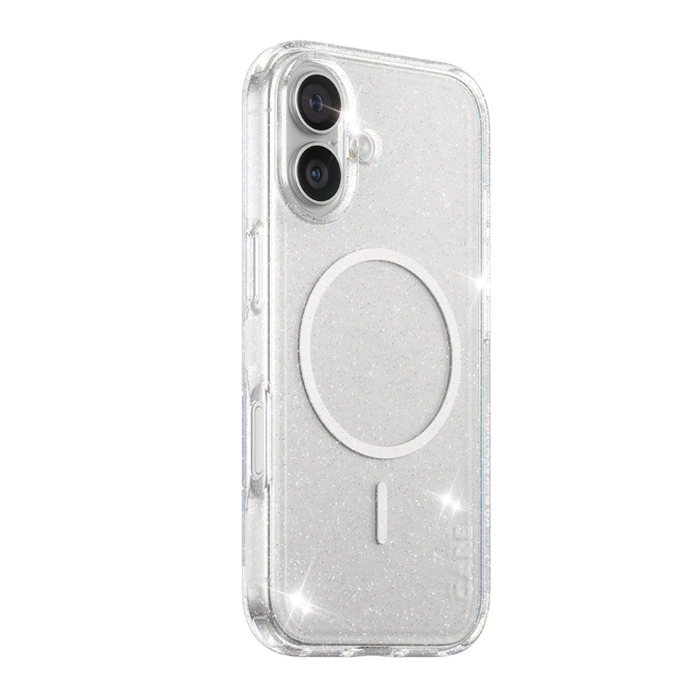MagSafe-deksel for Apple iPhone 17, PanzerGlass, Care Urban Explorer Star Lit, Transparent Hvit