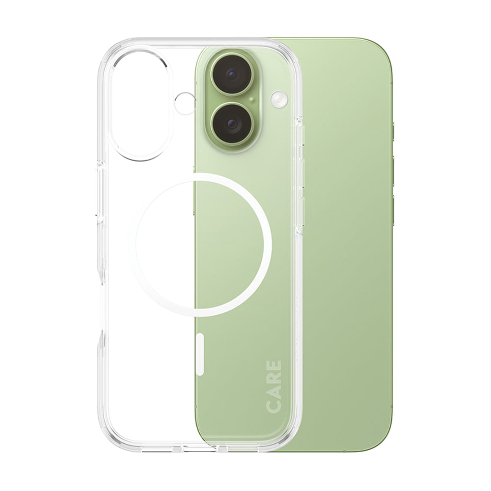 MagSafe-deksel for Apple iPhone 17, PanzerGlass, Care Urban Explorer, Transparent Hvit