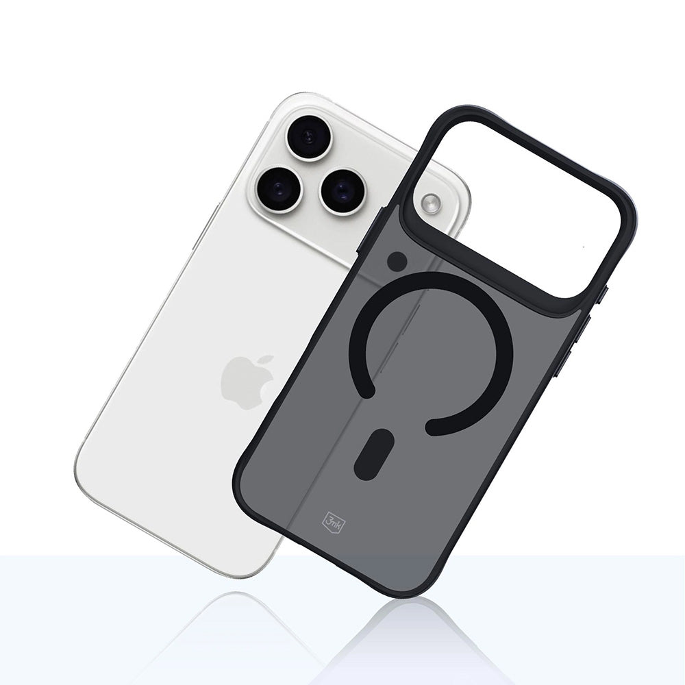 MagSafe-deksel for Apple iPhone 17 Pro, 3MK, Smoke MagCase, Svart