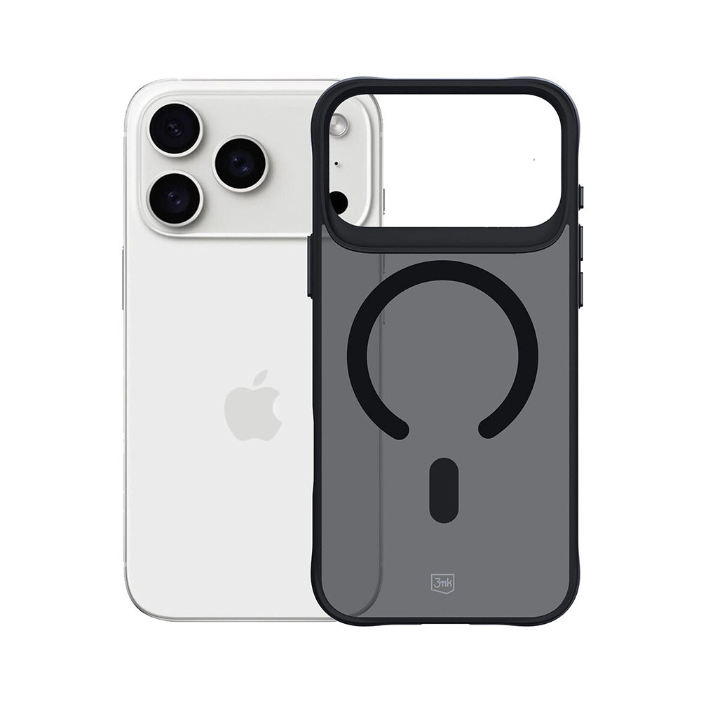 MagSafe-deksel for Apple iPhone 17 Pro, 3MK, Smoke MagCase, Svart