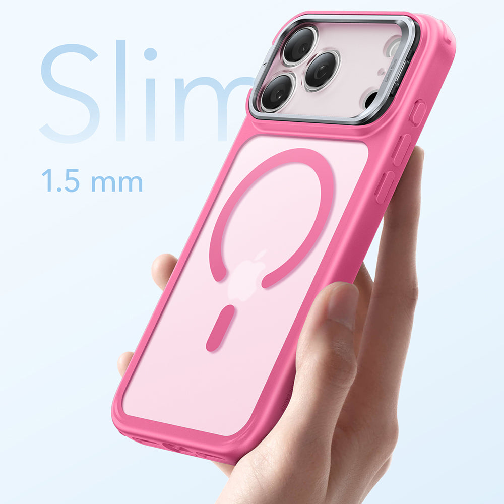 MagSafe-deksel for Apple iPhone 17 Pro, ESR, Classic Hybrid Kickstand, Satinrosa