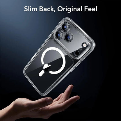 MagSafe-deksel for Apple iPhone 17 Pro, ESR, Classic Hybrid med skjermbeskytter, Gjennomsiktig