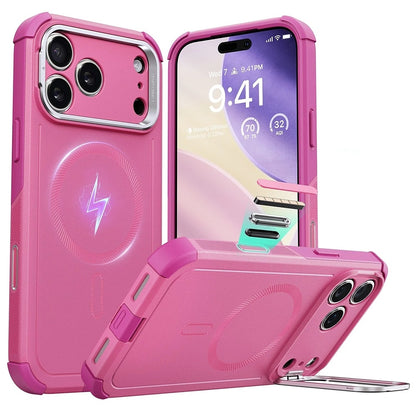 MagSafe-deksel for Apple iPhone 17 Pro, ESR, Cyber Armor Kickstand, Rosa