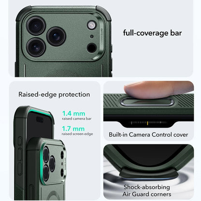 MagSafe-deksel for Apple iPhone 17 Pro, ESR, Cyber, Grønn