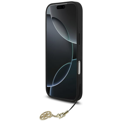 MagSafe-deksel for Apple iPhone 17 Pro, Guess, 4G Charm Cradle, Svart