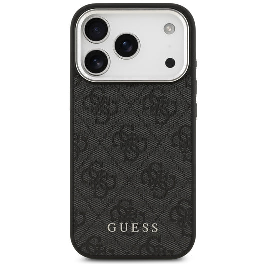 MagSafe-deksel for Apple iPhone 17 Pro, Guess, 4G Classic Logo, Svart