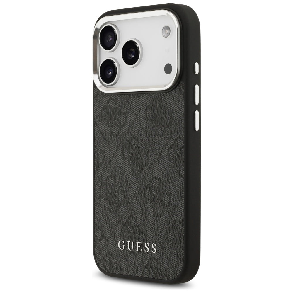 MagSafe-deksel for Apple iPhone 17 Pro, Guess, 4G Classic Logo, Svart