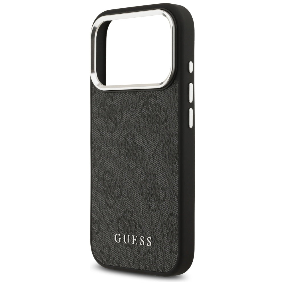 MagSafe-deksel for Apple iPhone 17 Pro, Guess, 4G Classic Logo, Svart