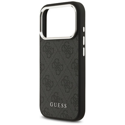 MagSafe-deksel for Apple iPhone 17 Pro, Guess, 4G Classic Logo, Svart