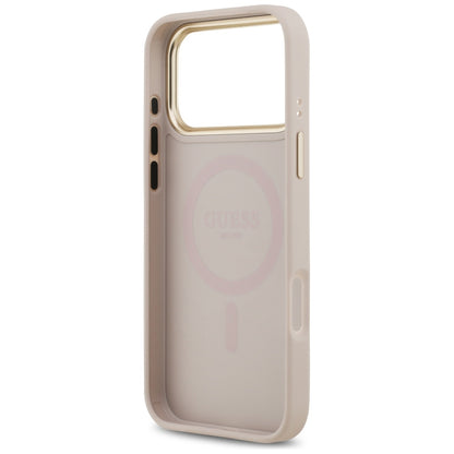 MagSafe-deksel for Apple iPhone 17 Pro, Guess, 4G Classic, Rosa