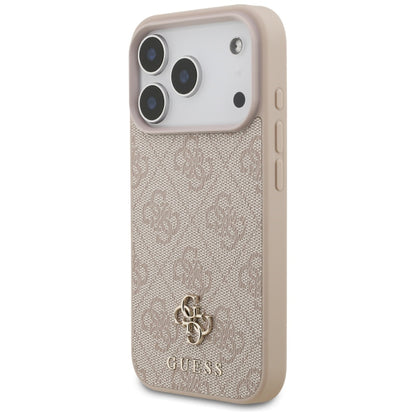 MagSafe-deksel for Apple iPhone 17 Pro, Guess, 4G Small and Classic Logo, Rosa
