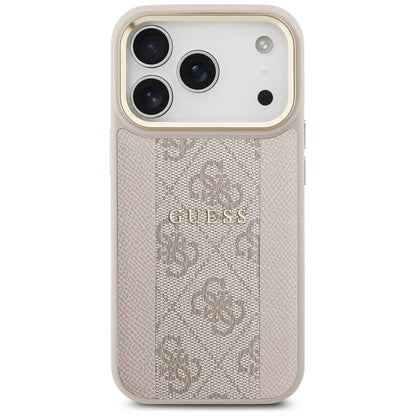 MagSafe-deksel for Apple iPhone 17 Pro, Guess, 4G Stripe, Rosa