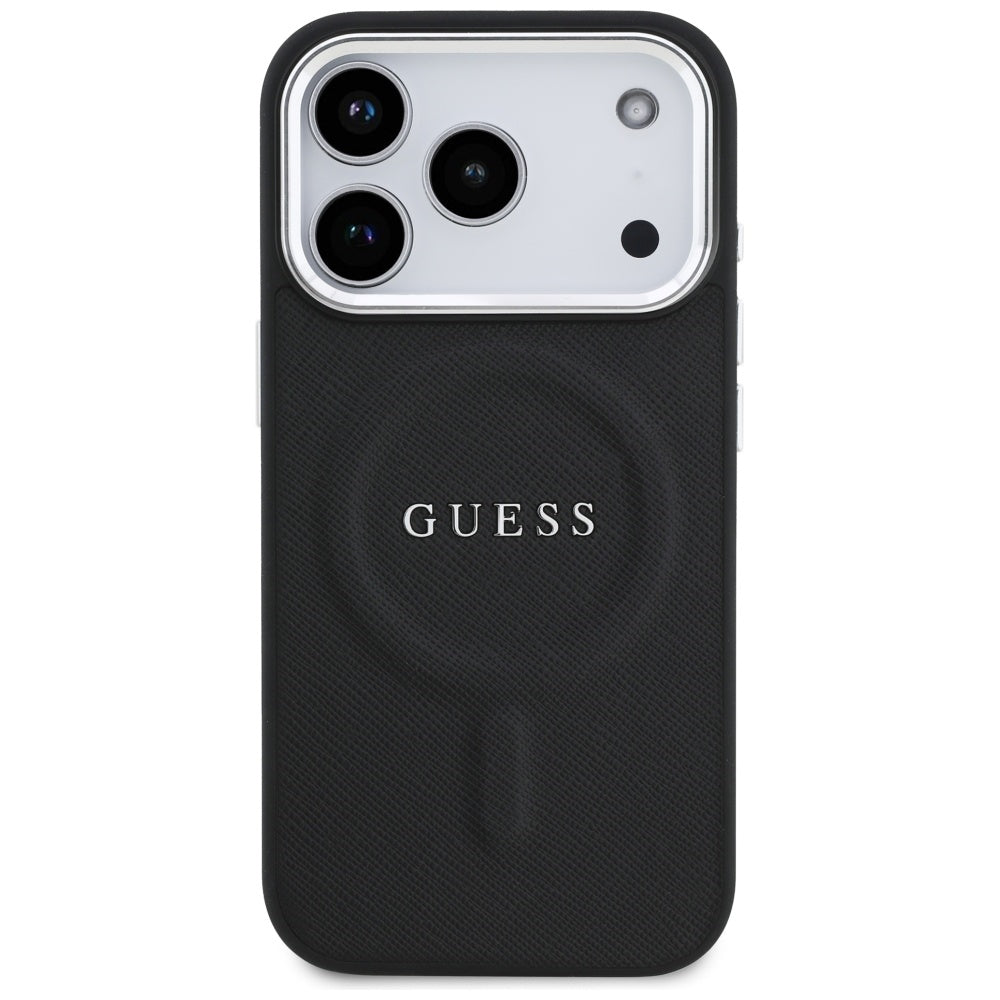 MagSafe-deksel for Apple iPhone 17 Pro, Guess, Classic Logo, Svart