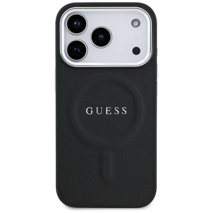 MagSafe-deksel for Apple iPhone 17 Pro, Guess, Classic Logo, Svart