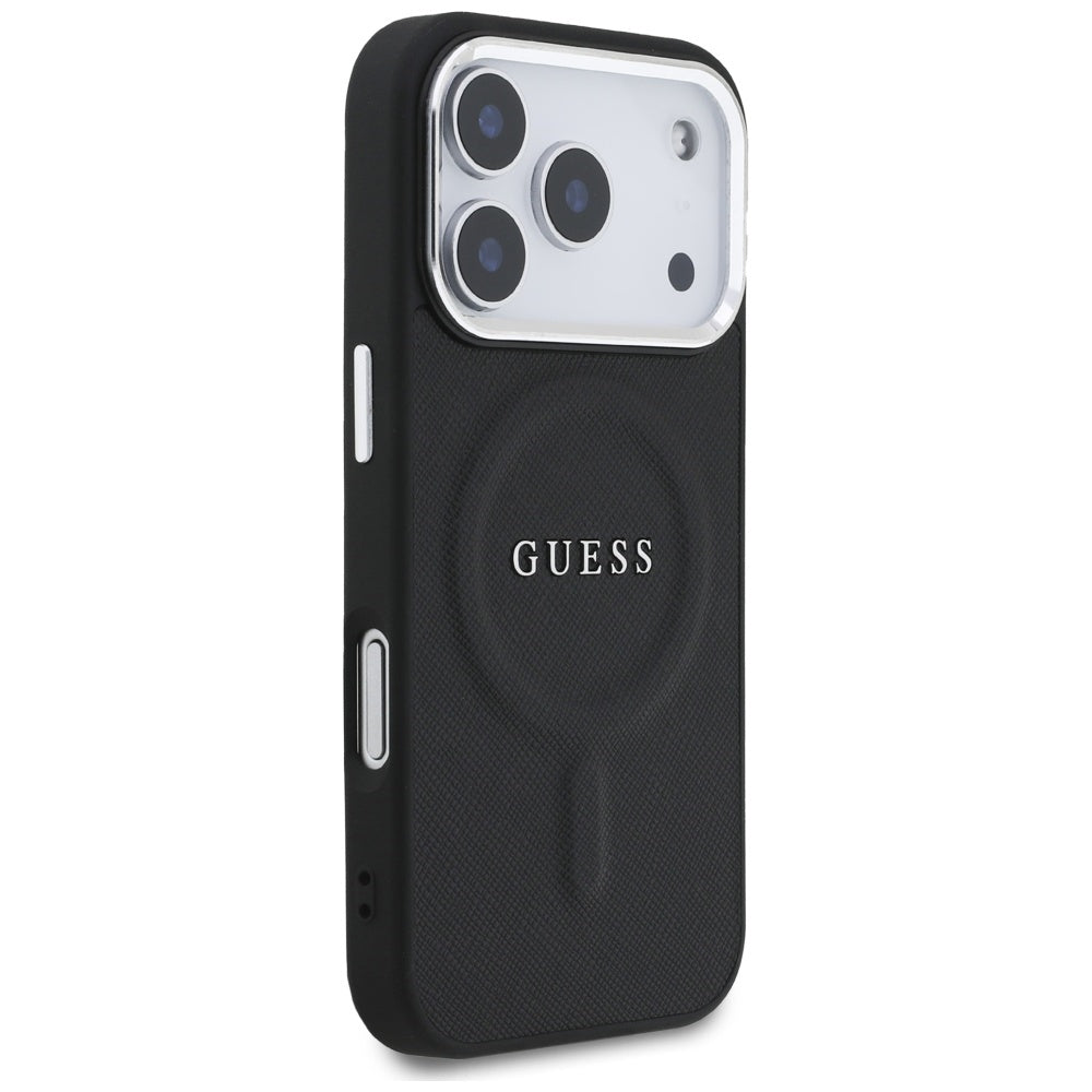 MagSafe-deksel for Apple iPhone 17 Pro, Guess, Classic Logo, Svart